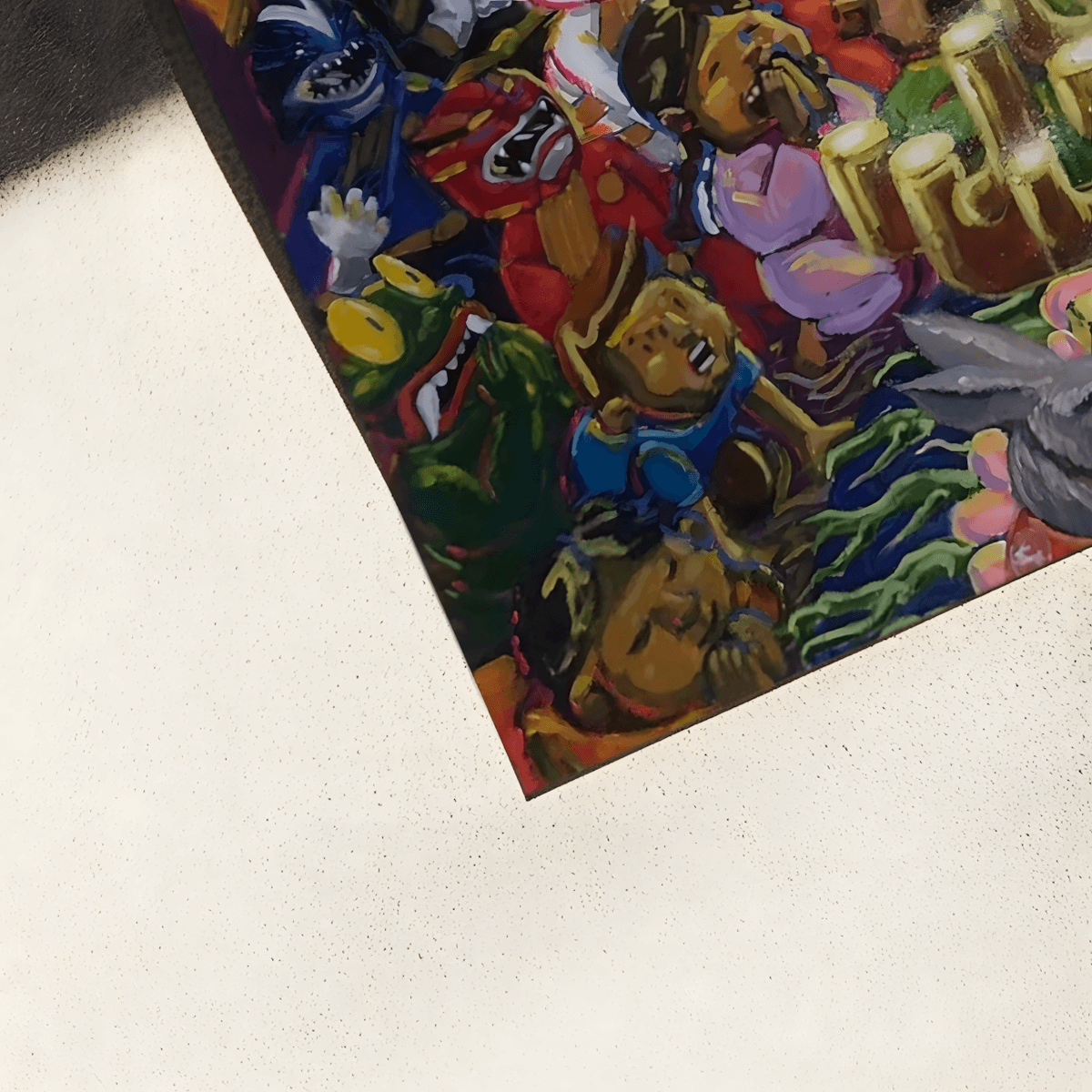 premium art poster and canvas prints, with originals available, from QART , of the artwork " Manifest! Please Wait a Moment "