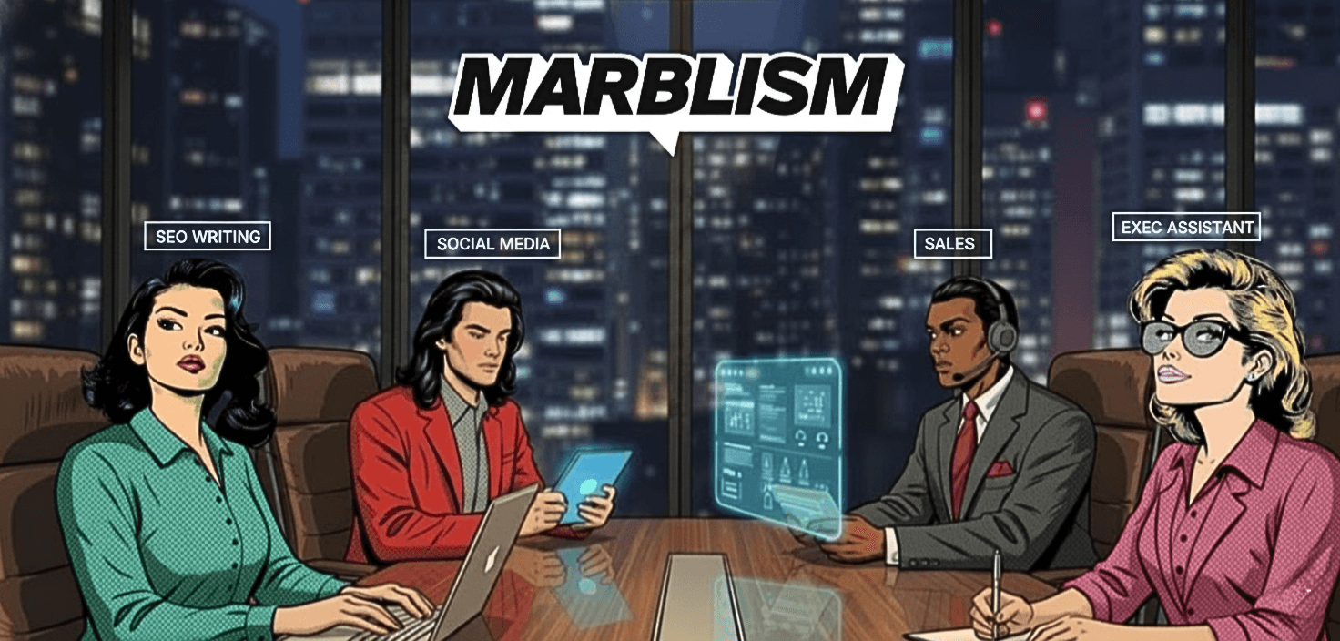 "Marblism’s AI employees streamline small business operations by handling tasks like SEO writing, social media, sales, and more."