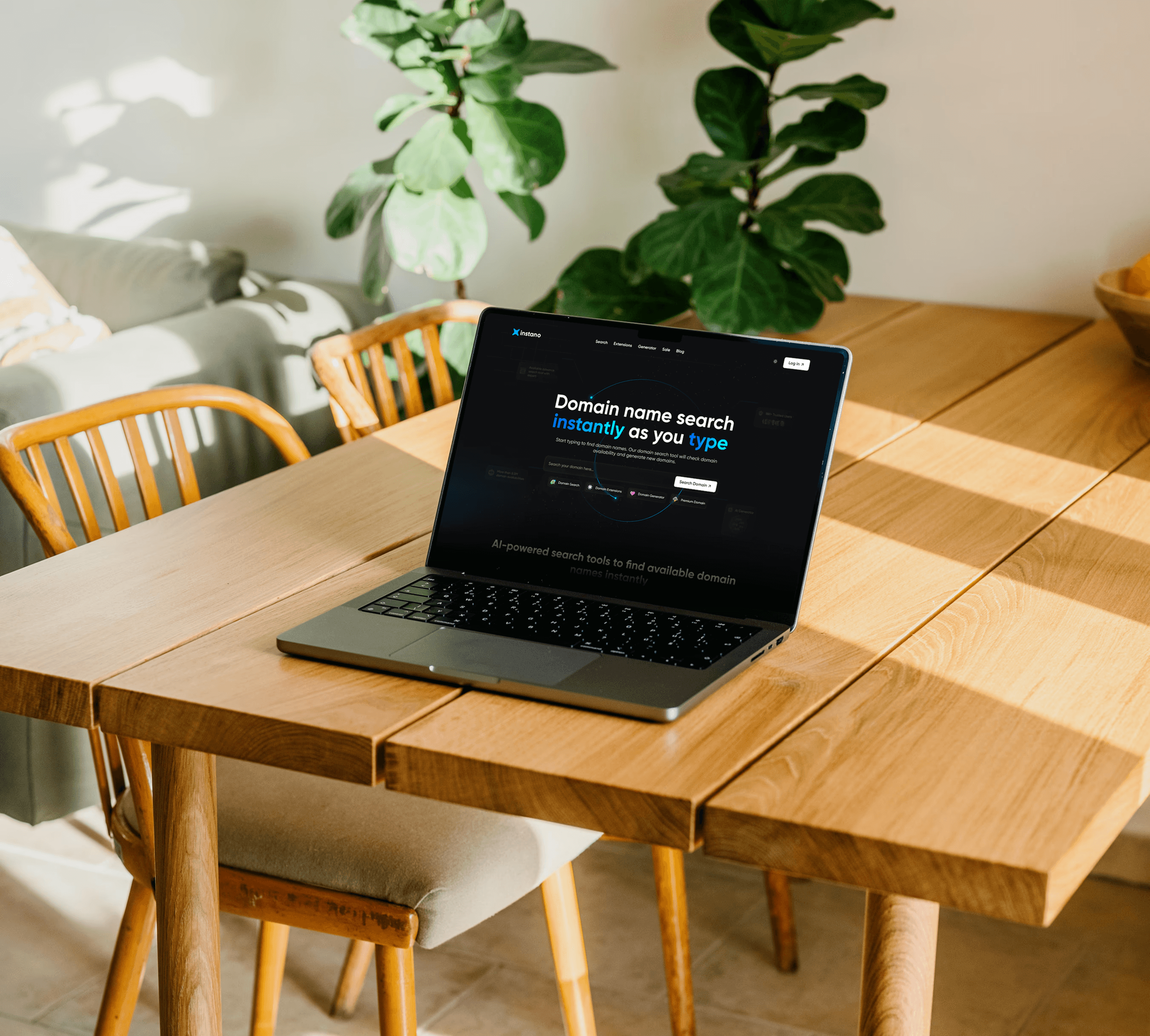 instano is an AI domain search tool