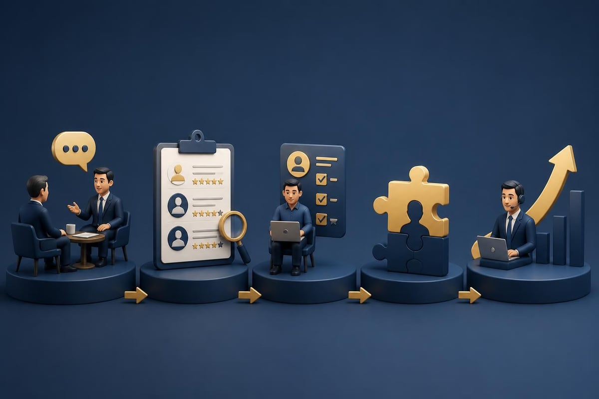 Sales talent placement workflow