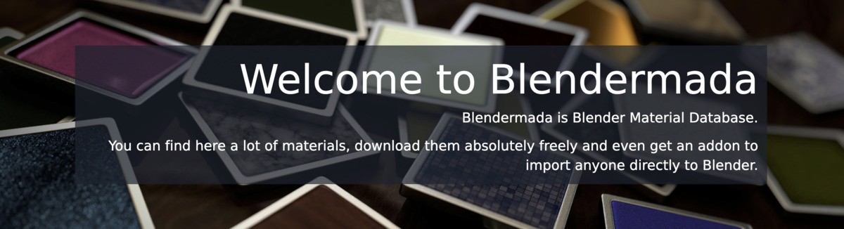 Blendermada is a superb resource, especially for those working with Blender material assets. With a Blender plug-in available or just an instant download from its site, Blendermada is often favored by 3D artists. 