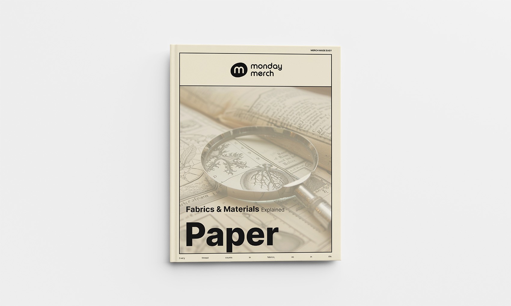 Monday Merch Fabrics and Materials Book Paper