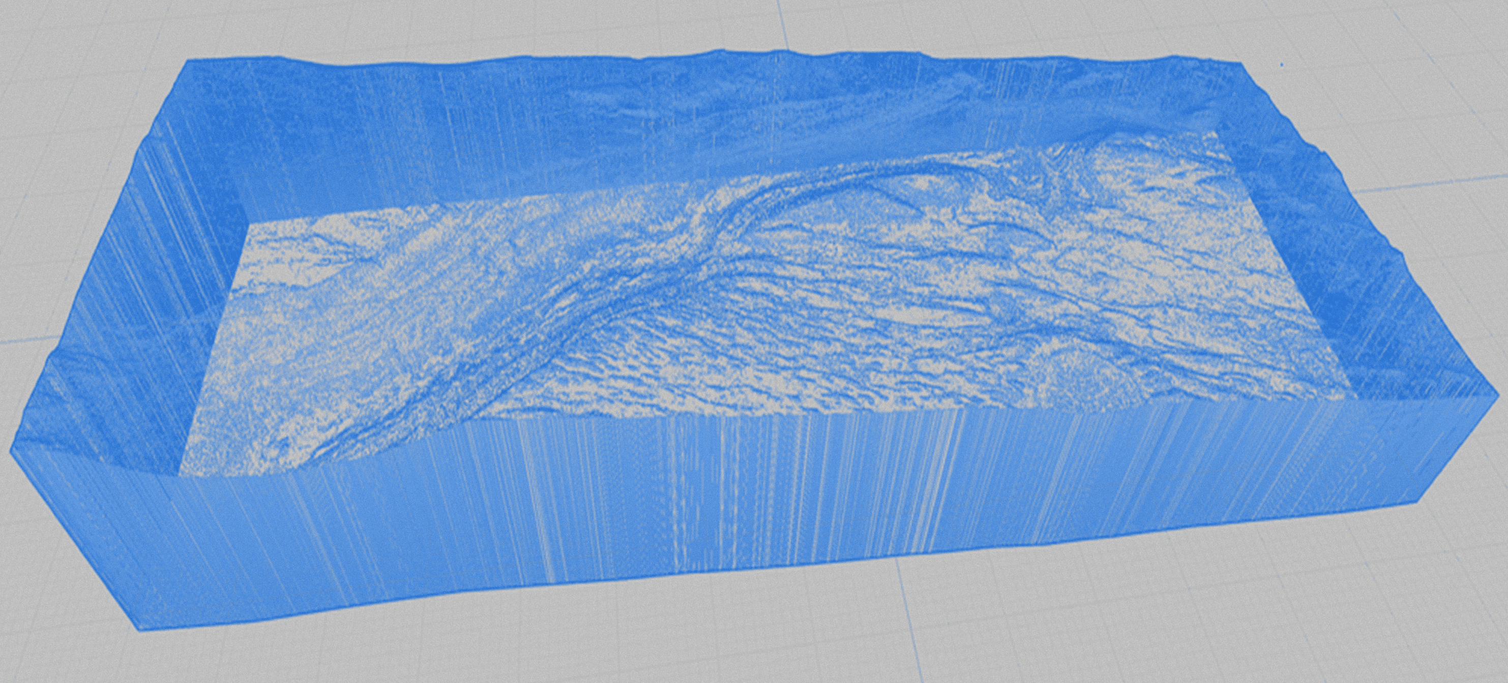 3d terrain model of sakarya vallis