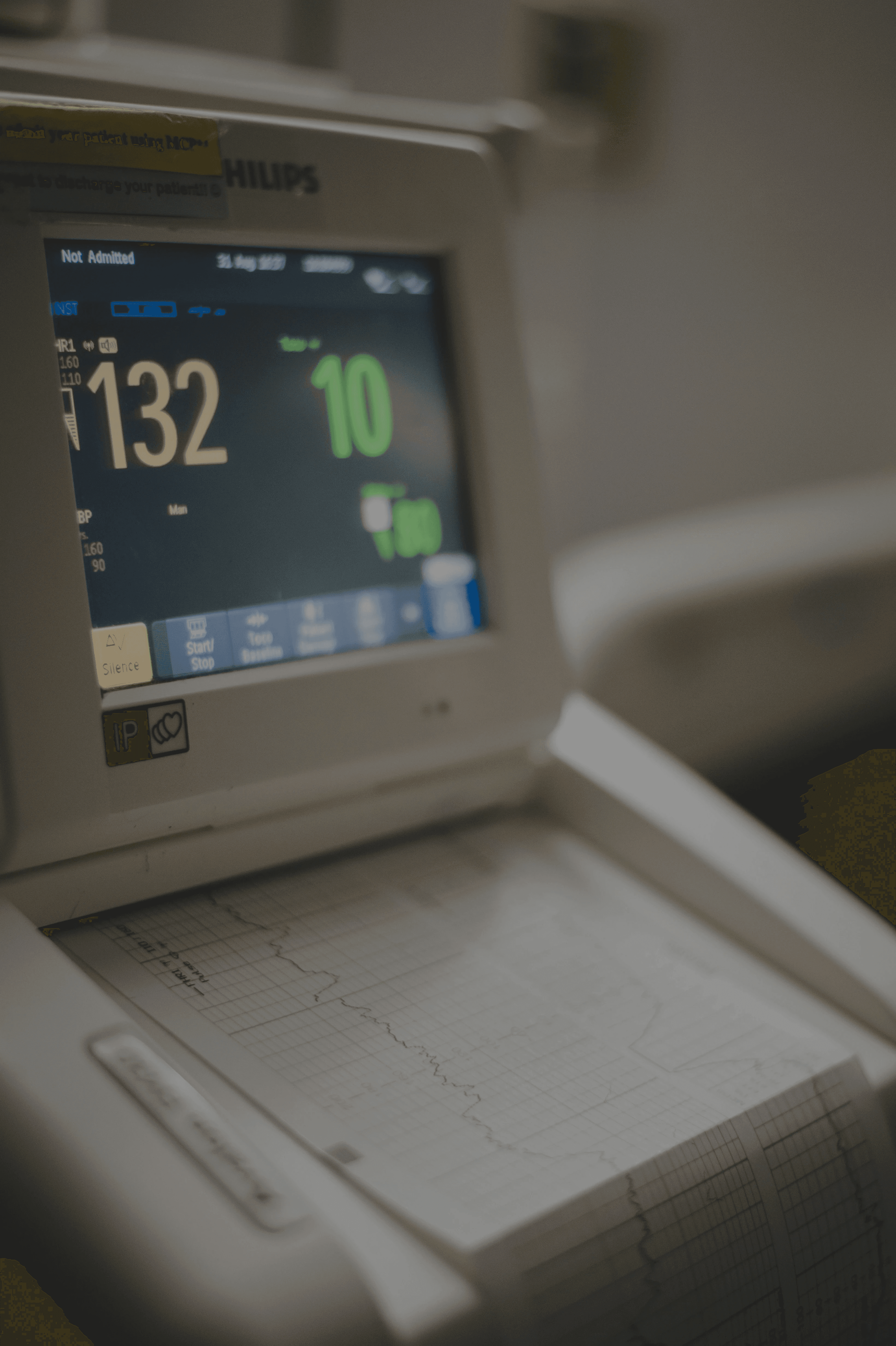 white digital device at 19 0