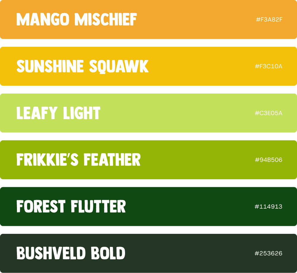 the color palette.