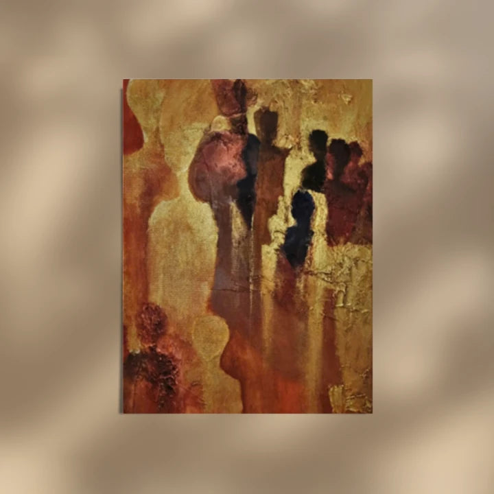 premium art poster and canvas prints, with originals available, from QART , of the artwork " They stood so we can walk "