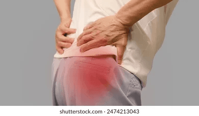 a row of red chairs with a white stripe on them