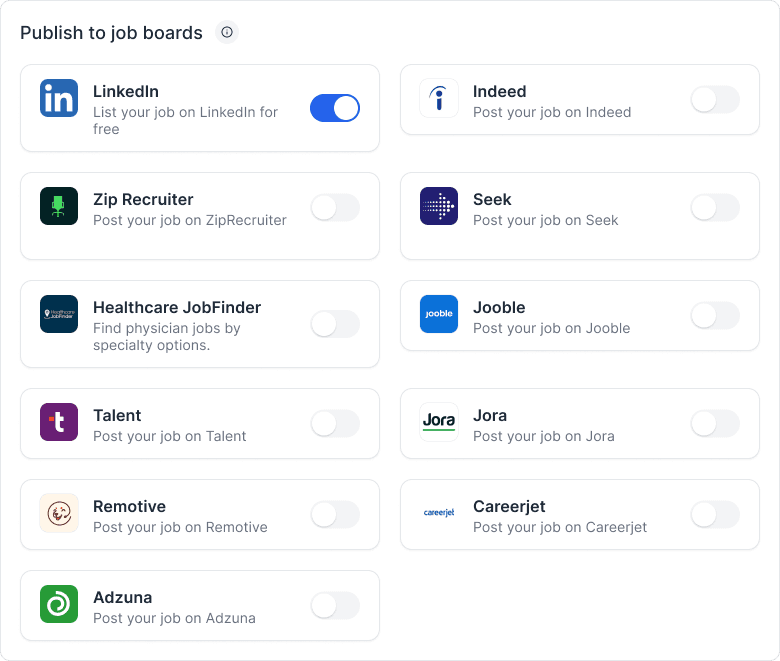 Job boards