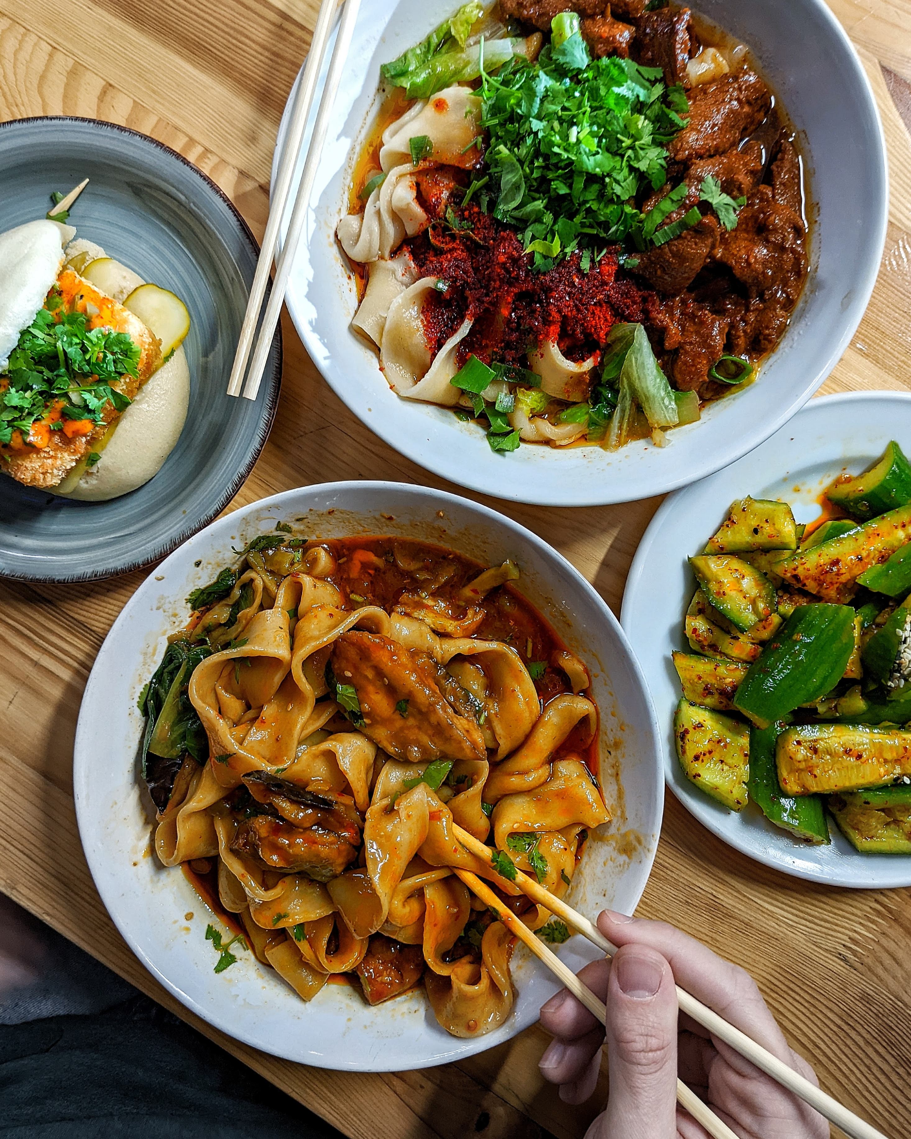 authentic Biang Biang hand-pulled noodles Berlin