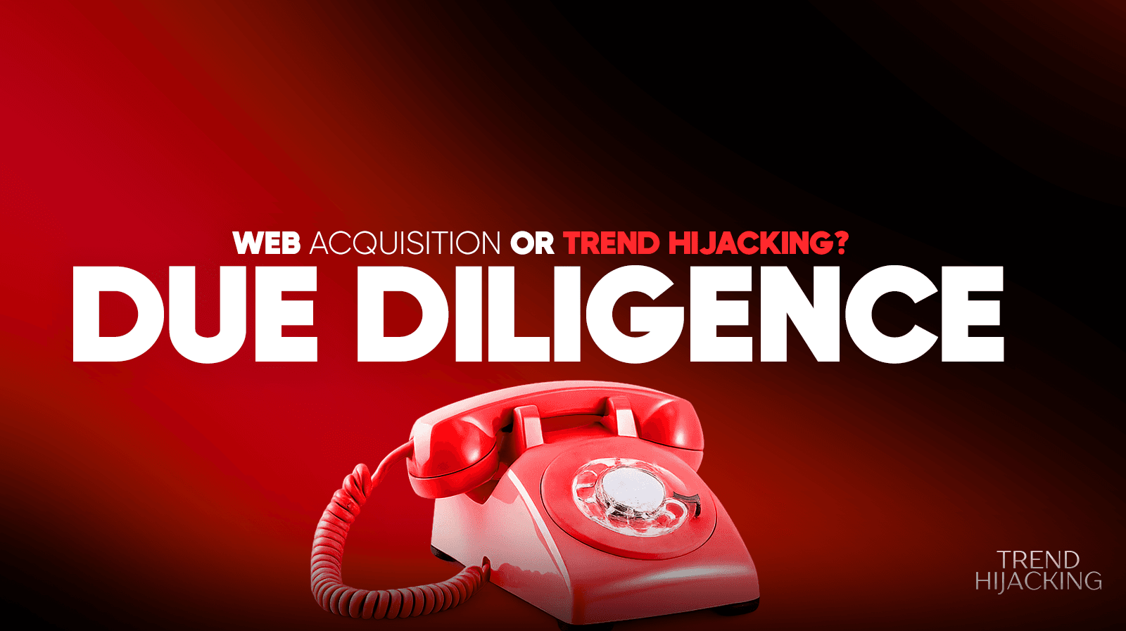 WebAcquisition vs TrendHijacking for ecommerce due diligence services