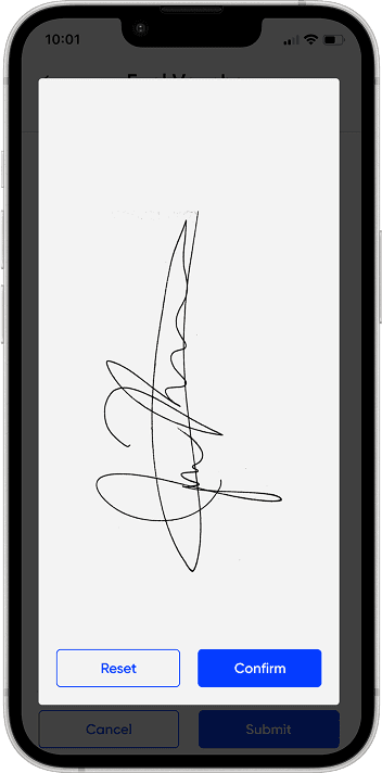 Fuel Depot Manager App — driver signature