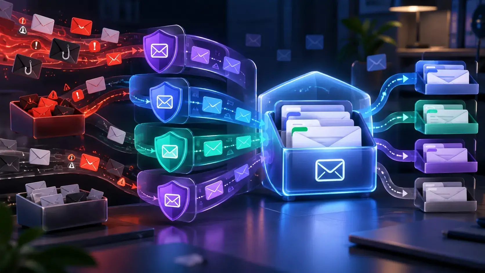 Email alias delivery to an existing inbox, forwarding address, or provider inbox