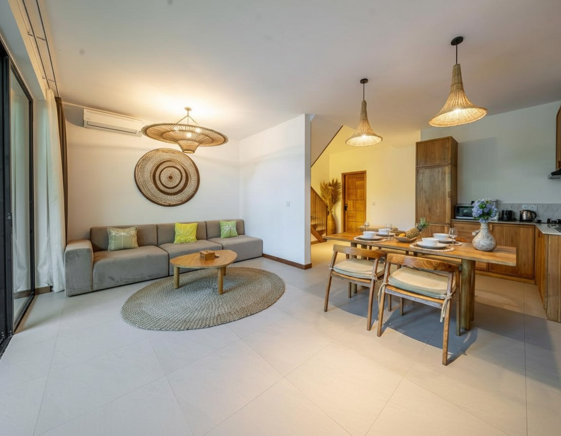 A 2-bedroom townhouse in Umalas