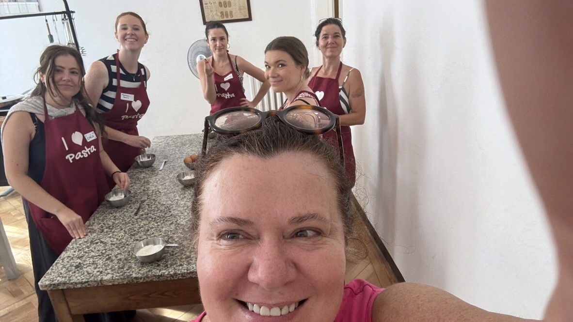 PR Paradigm team sharing a cooking workshop