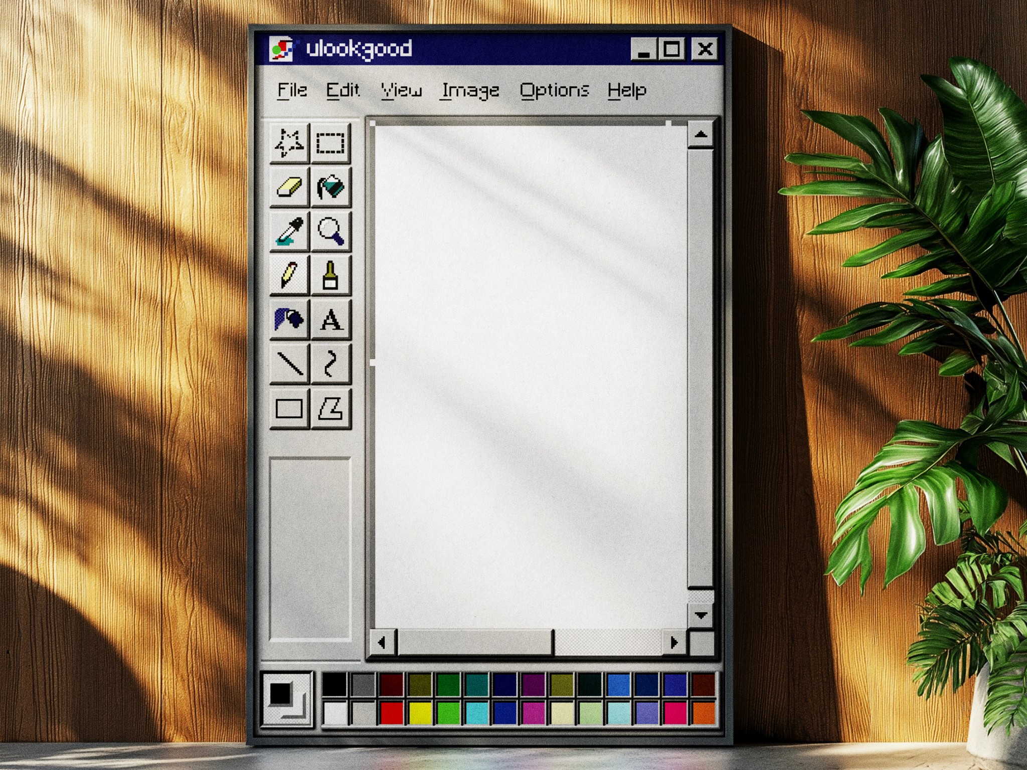 MS Paint Poster Design