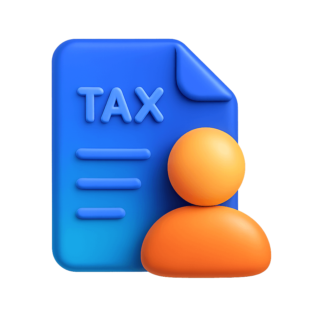 3D icon of an astronaut, who is the company logo of astro.tax