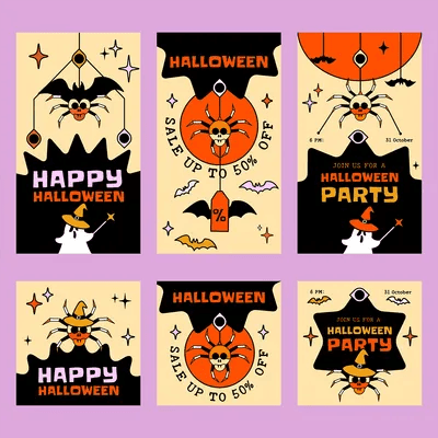 Happy Halloween Instagram Story and Post Template