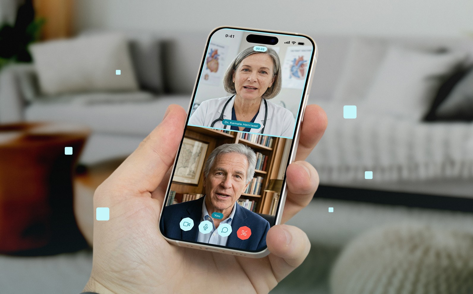 UX/UI design screens for medical app