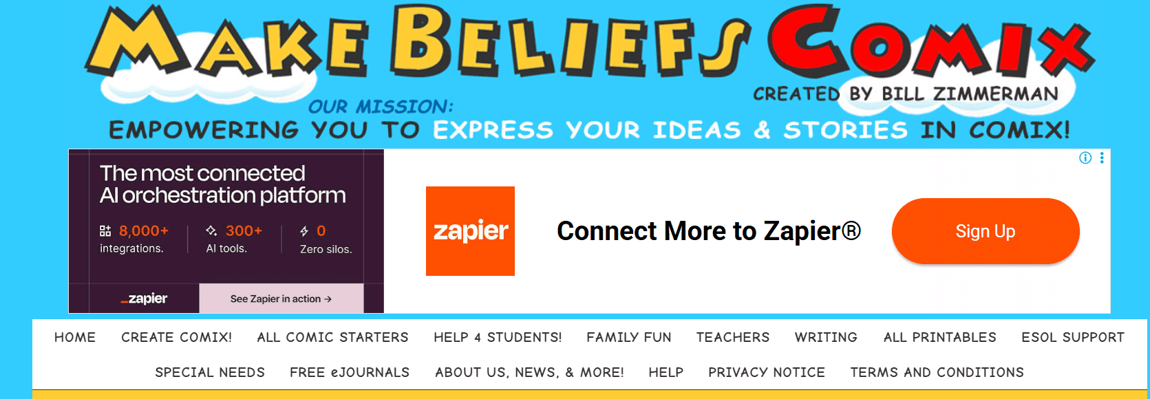 makebeliefscomix - Free Drawing Websites for Kids