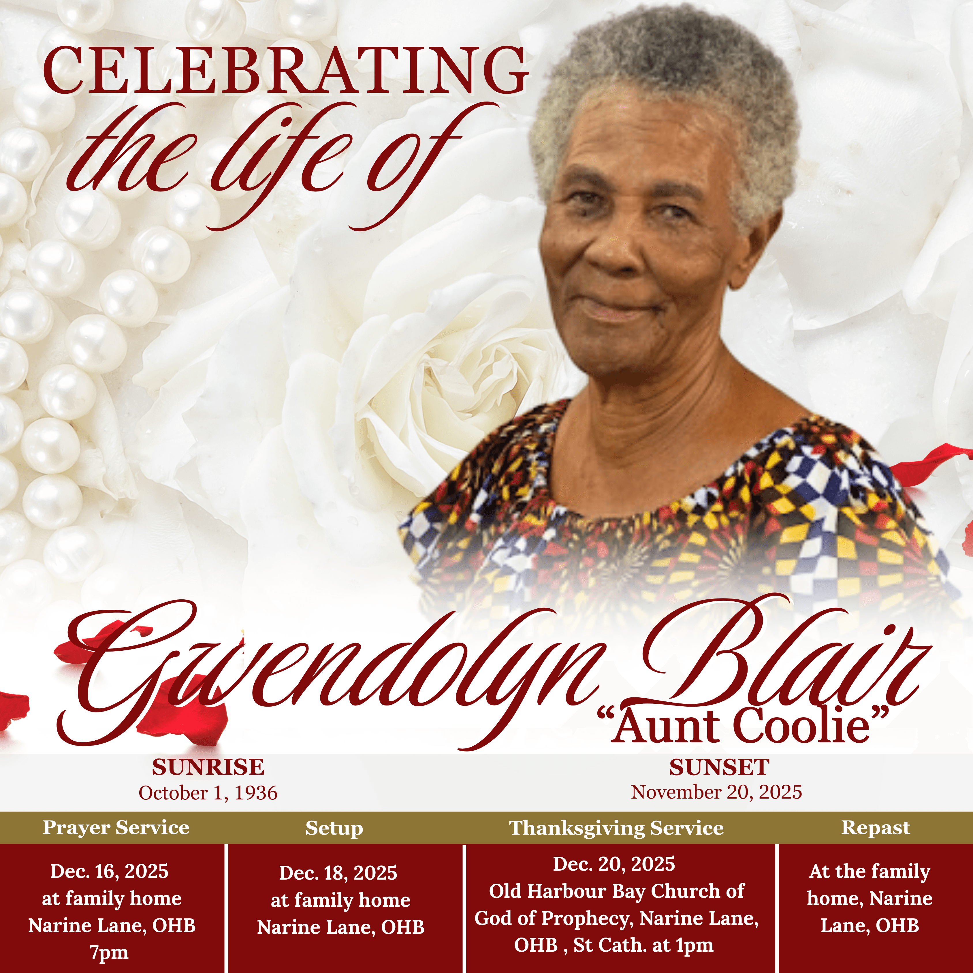 Memorial Suite death annoucement