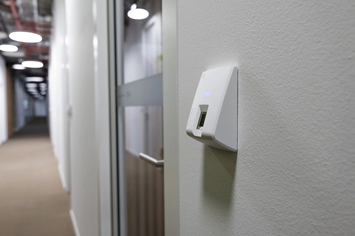 Photo of a fingerprint scanner