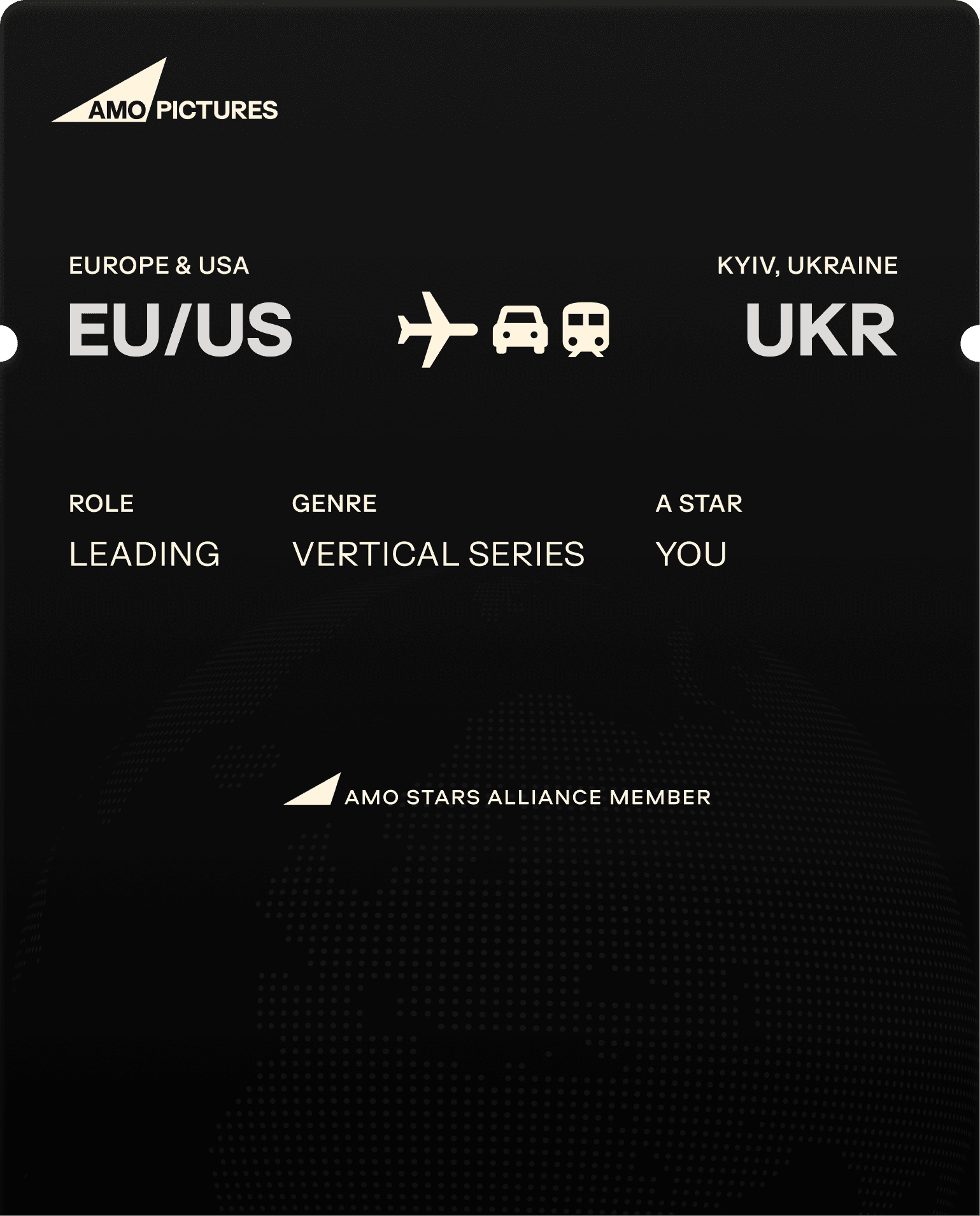 visual of airplane ticket