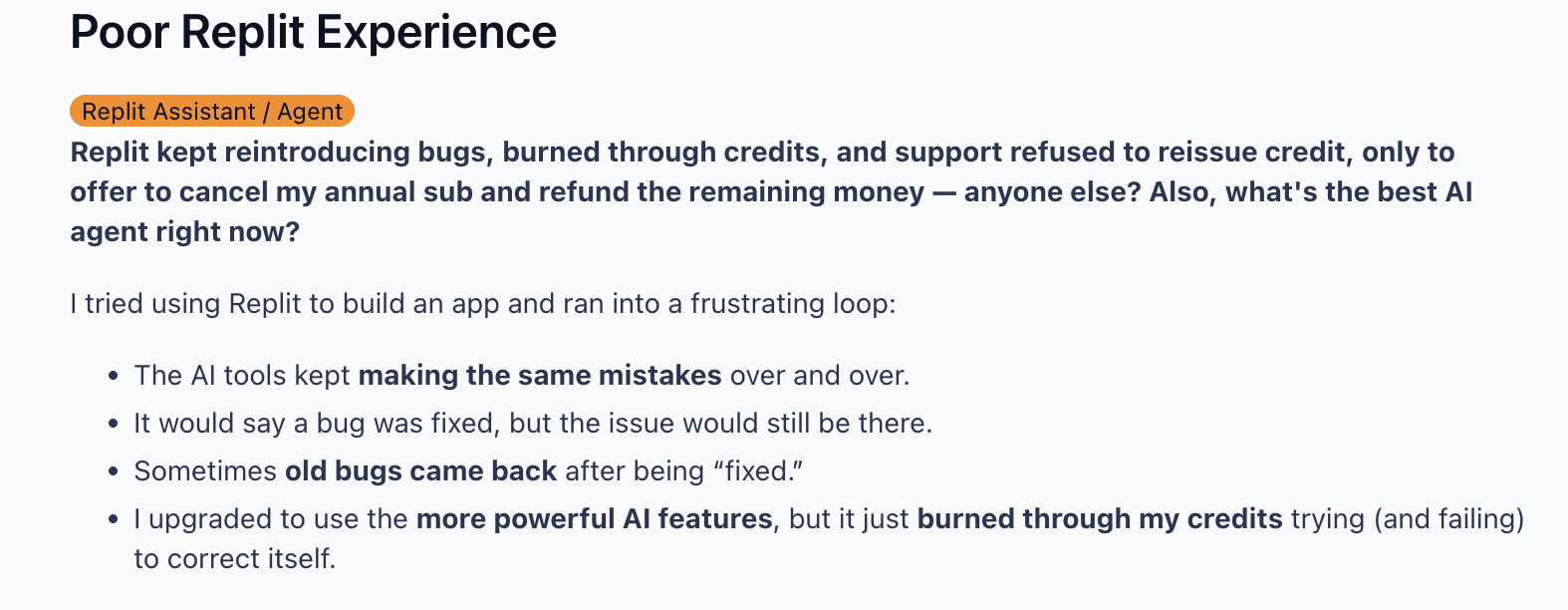 Replit Challenges Unreliable AI Agent Behavior