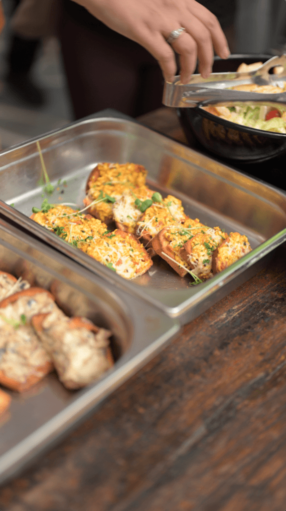 Freshly plated wellness food served during an immersive ambient event at High Spirits Pune