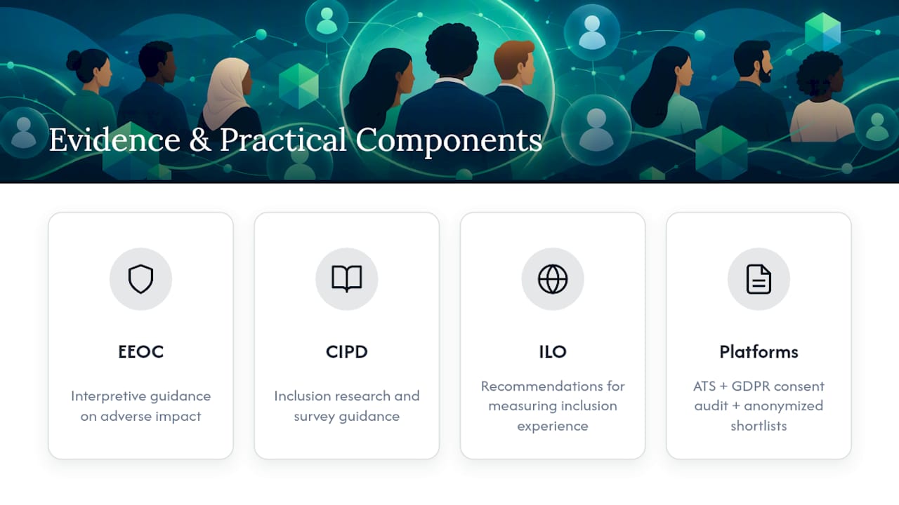 Evidence and practicality behind these recommendations — overview diagram