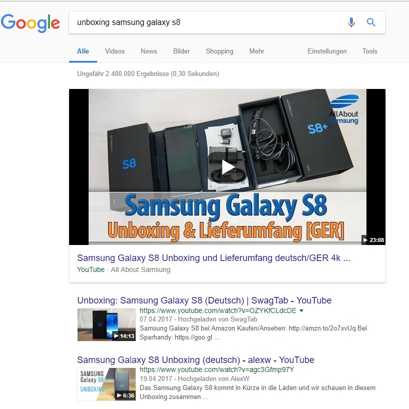 Featured Snippets Video