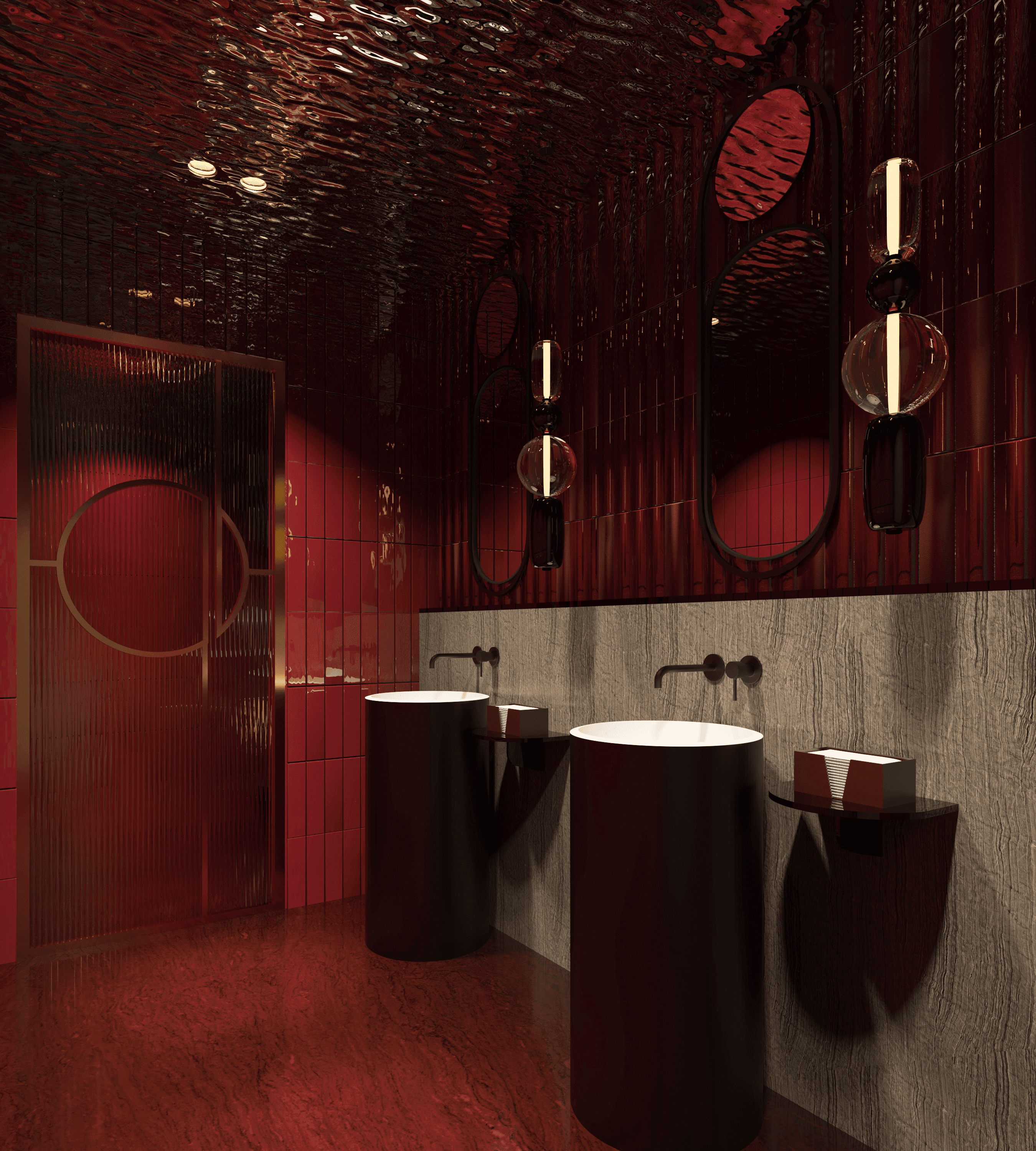 Project showcase image featuring a modern, refined interior.