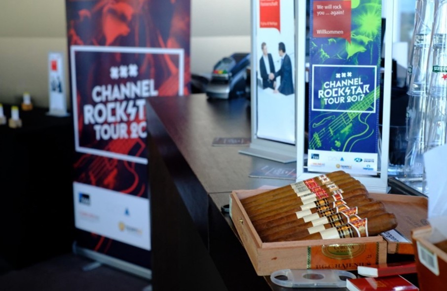 Rockstar Tour Branding beim Vertriebspartner-Event