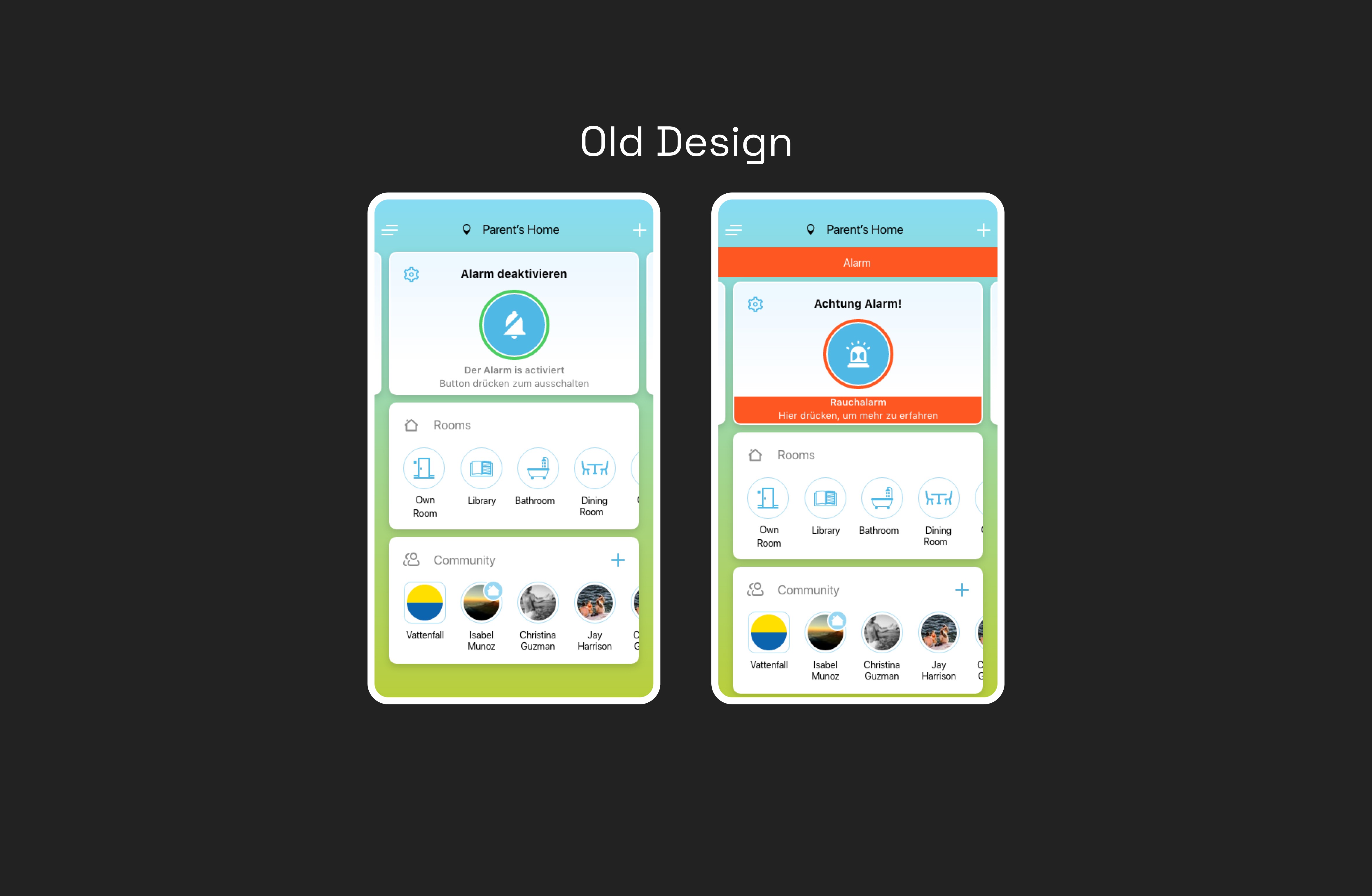 A two screens from the hair salon website