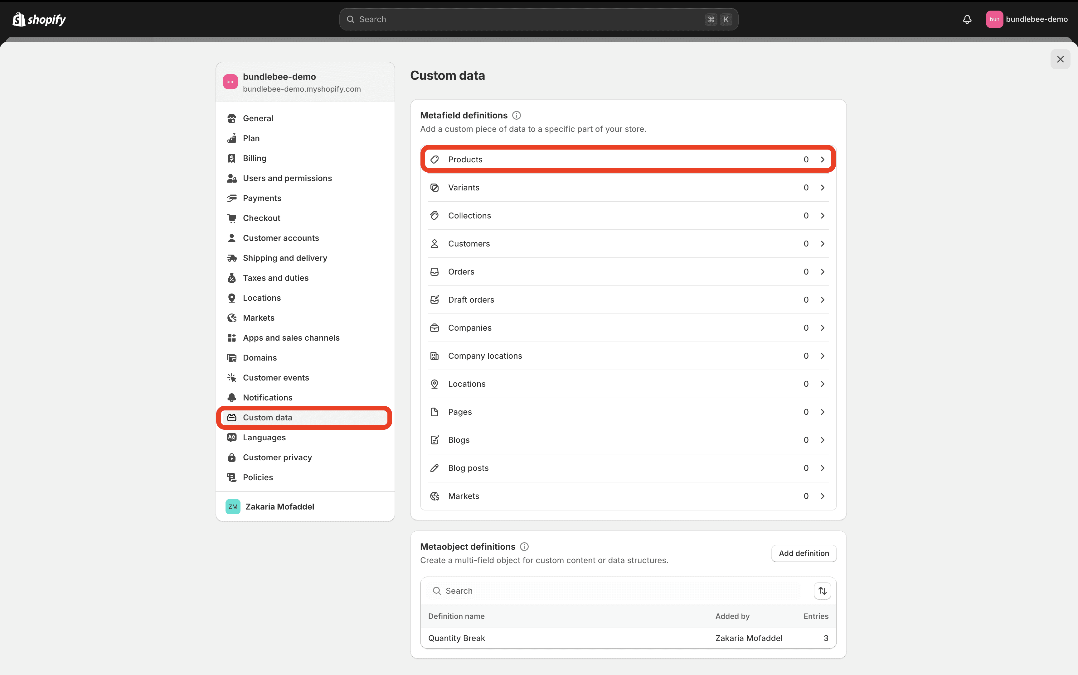 Instructions to find the correct settings