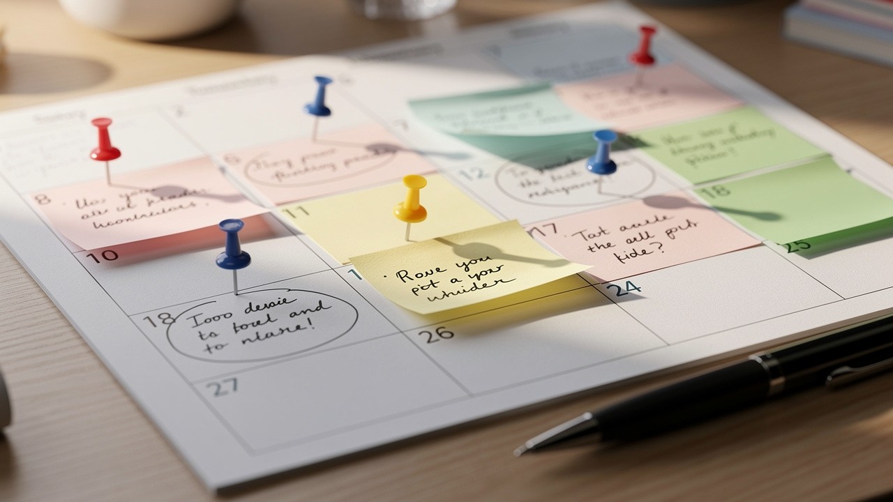 Calendar showing seven-day time period for attribution tracking