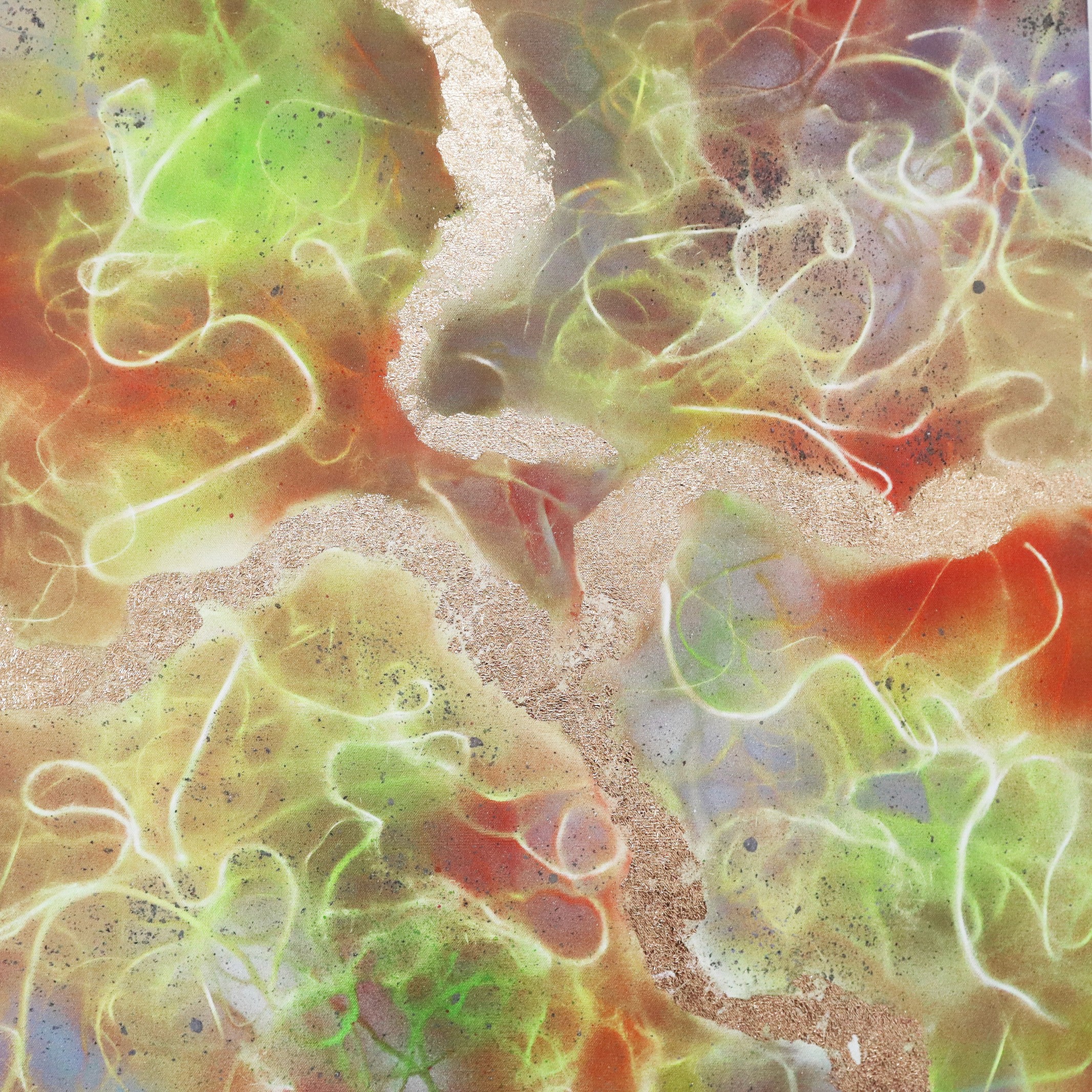 Abstract painting called Queen of Alaska