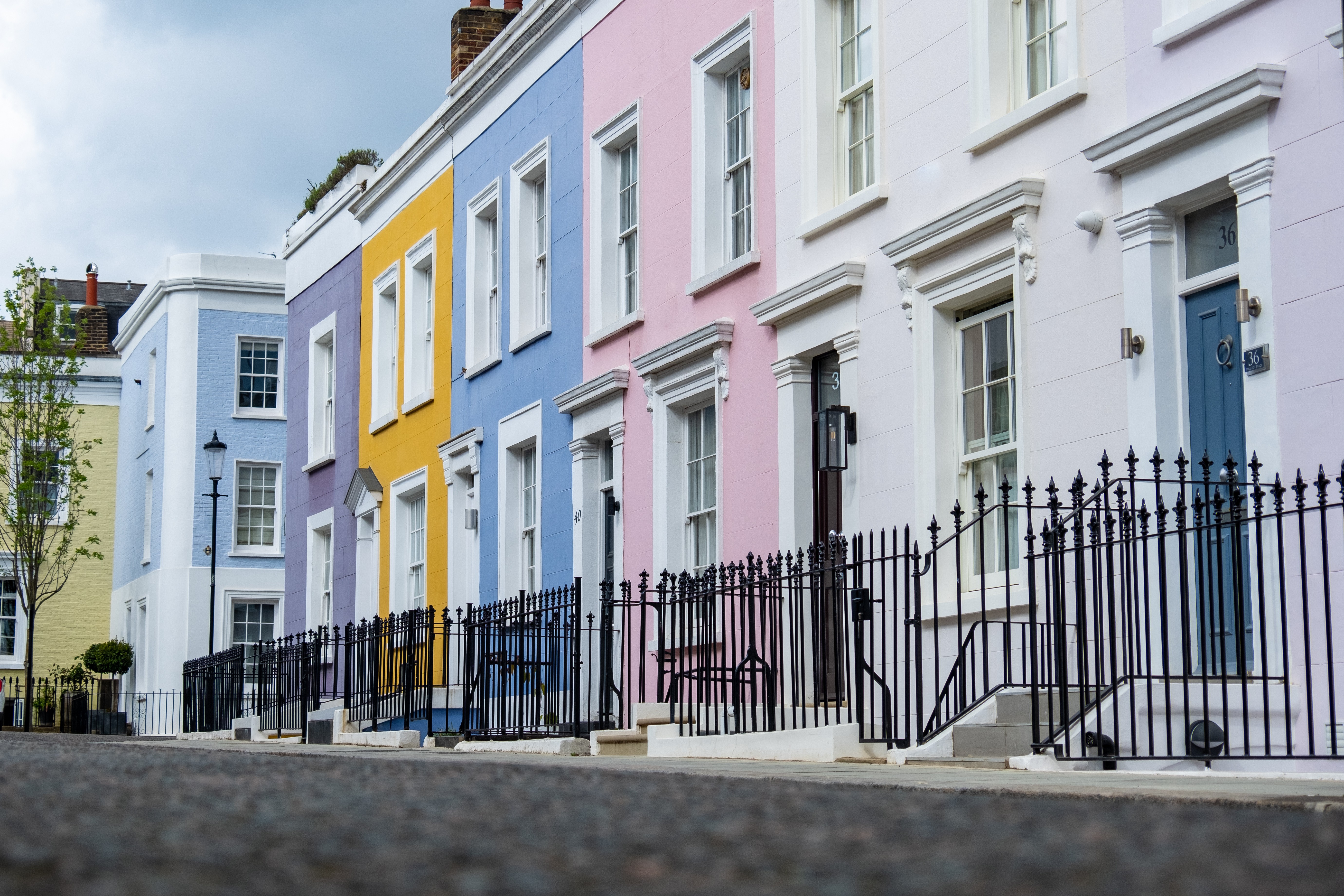 Notting Hill Colourful Houses