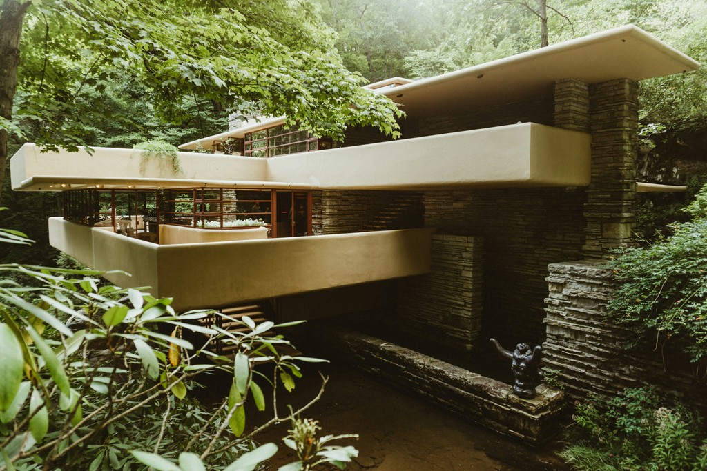 Frank Lloyd Wright's Falling Water house.