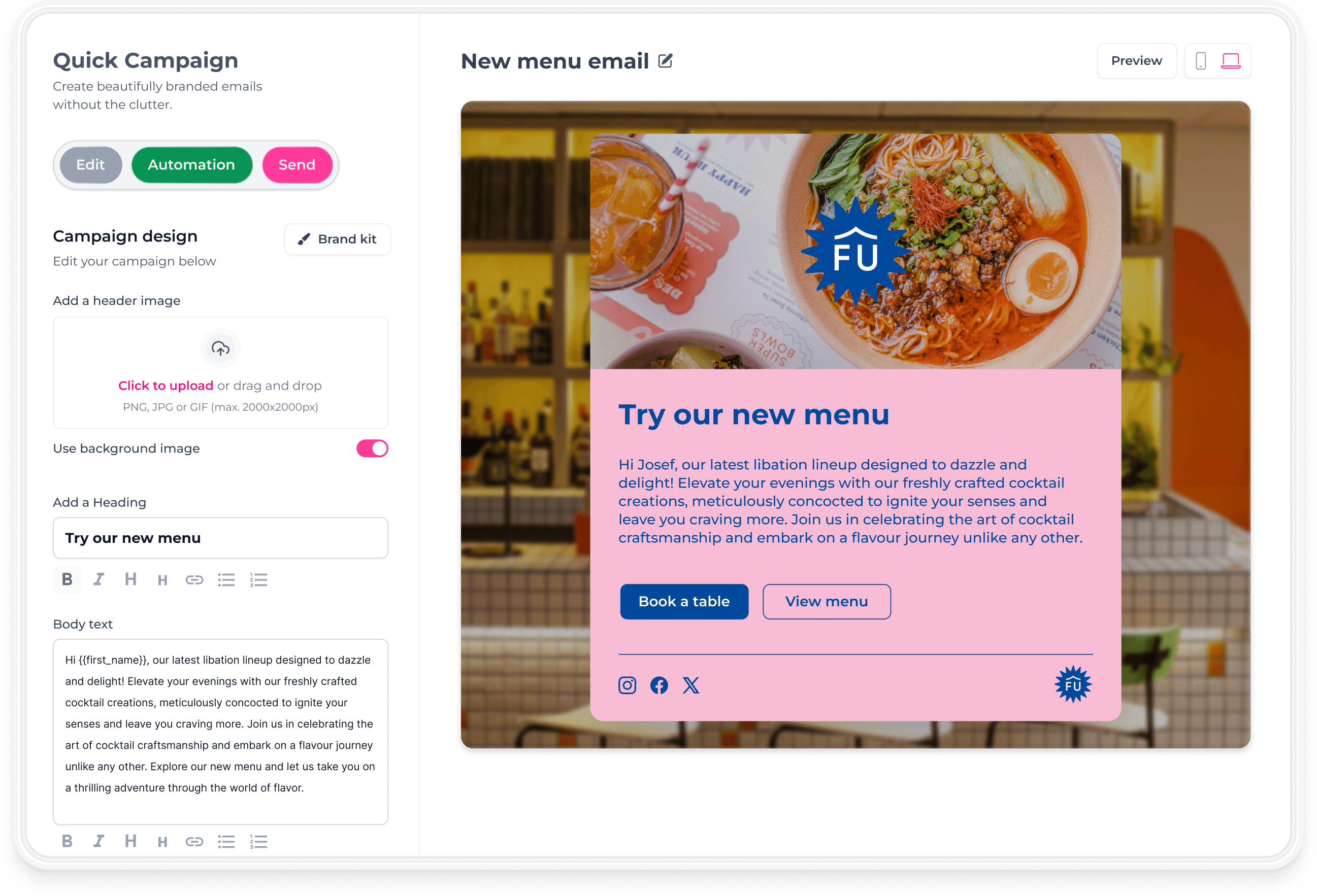 An image of Dreelio's dashboard