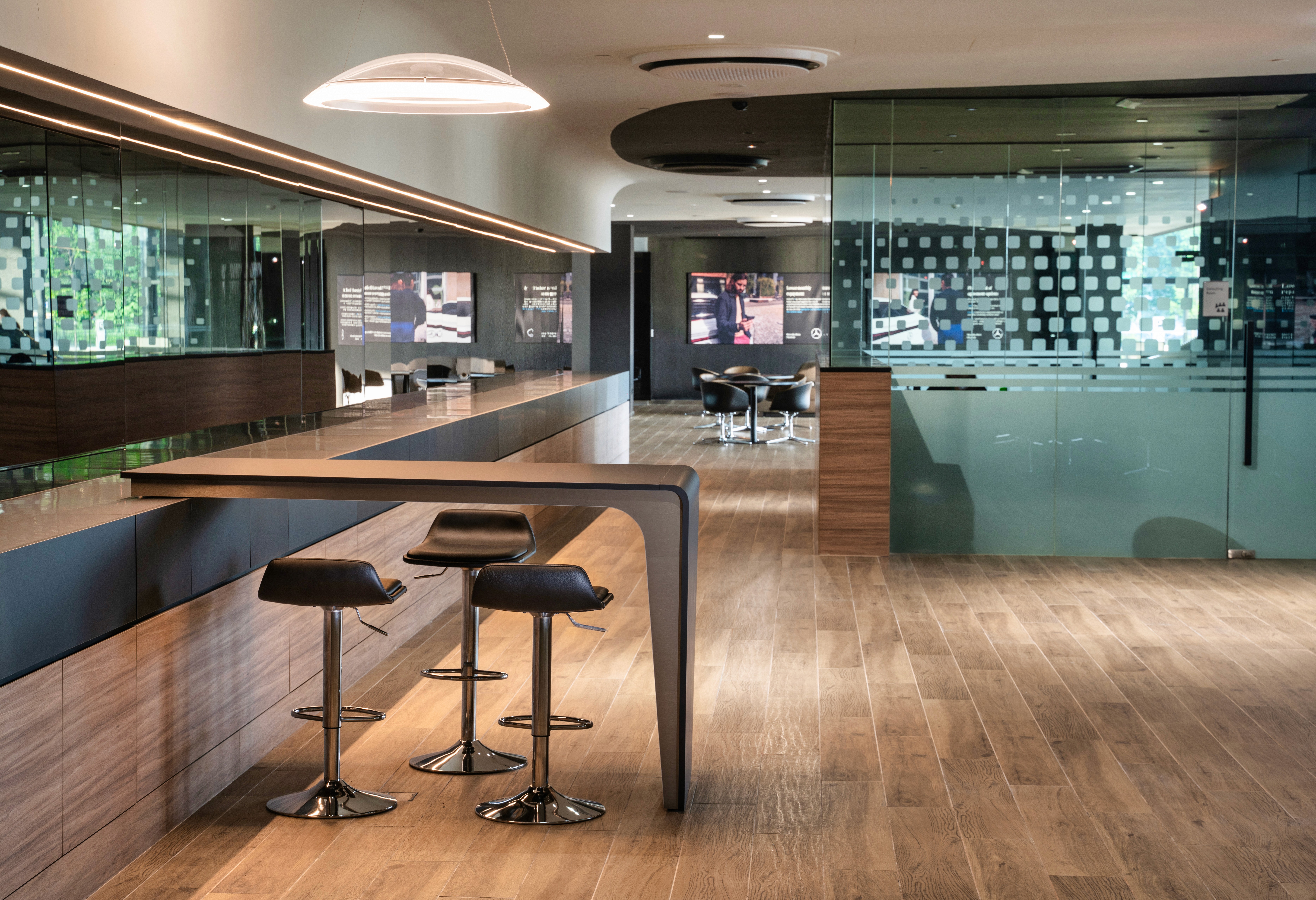 Interior view of Mercedes-Benz 3S Bukit Tinggi project by Asima Architects