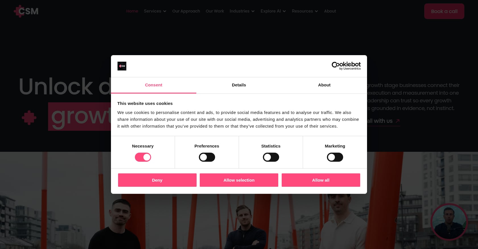 CSM Agency Screenshot