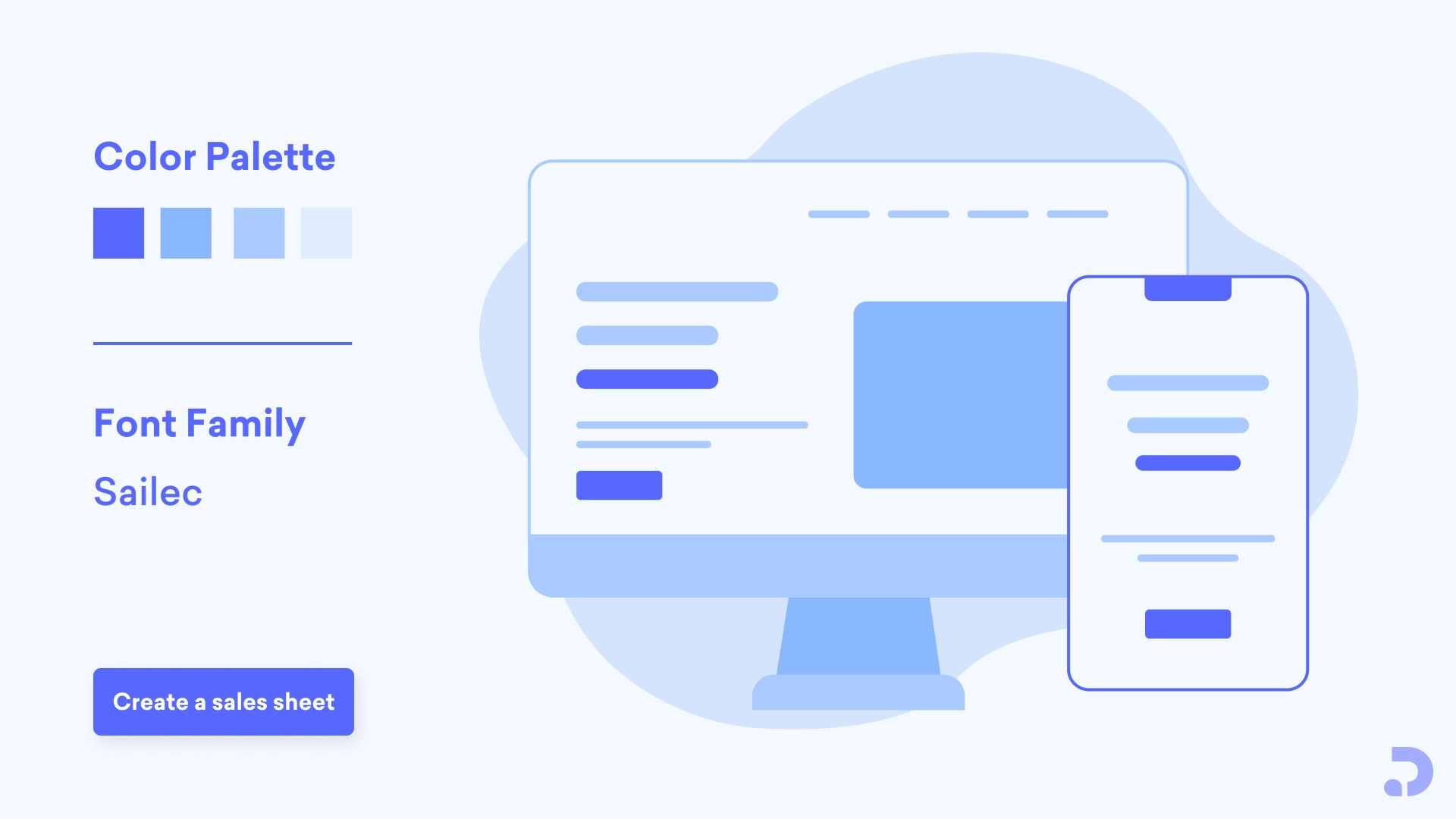 sales sheet design