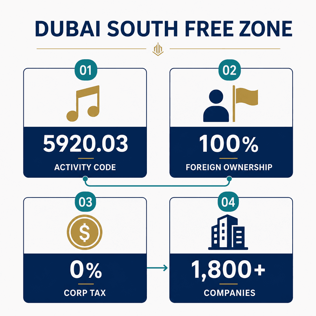 Infographic: Music Publishing Business License in Dubai