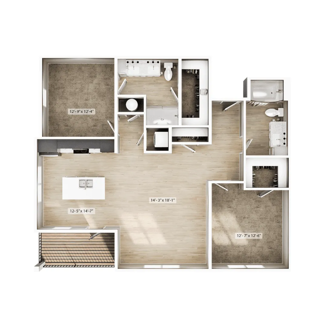 The Sora Floorplan No Furniture