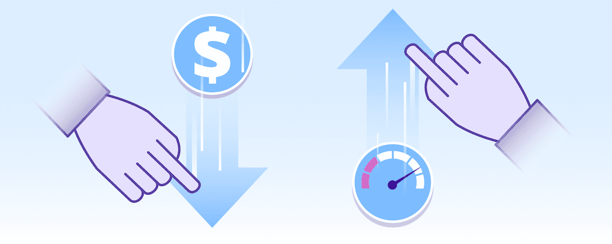 Hands moving cost down and performance up