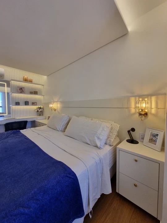 Quarto casal moderno  planejado feito pela NS Decor em Anapolis