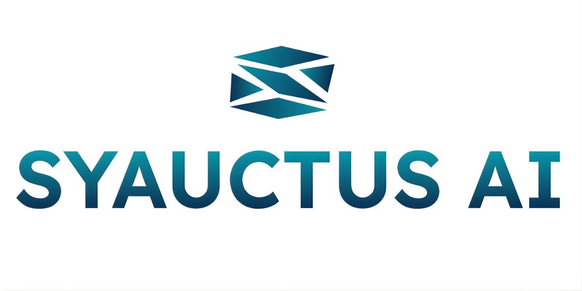 The logo of Syauctus AI, a company focused on using AI to improve hospital billing, documentation, and financial stability.
