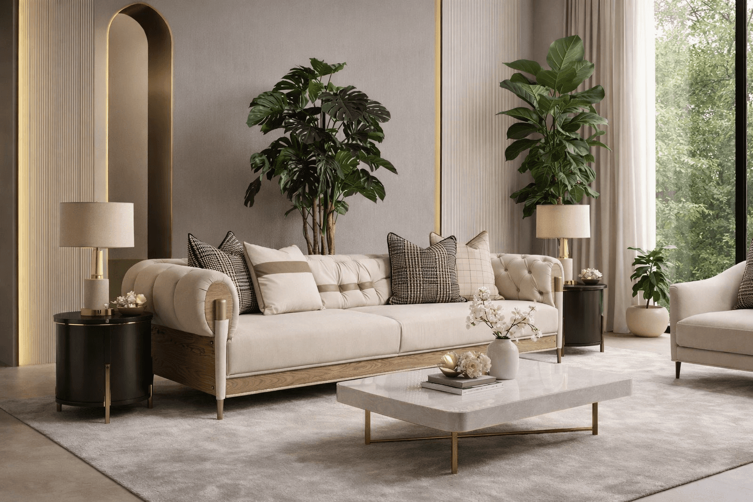 Luxury custom sofa and chairs