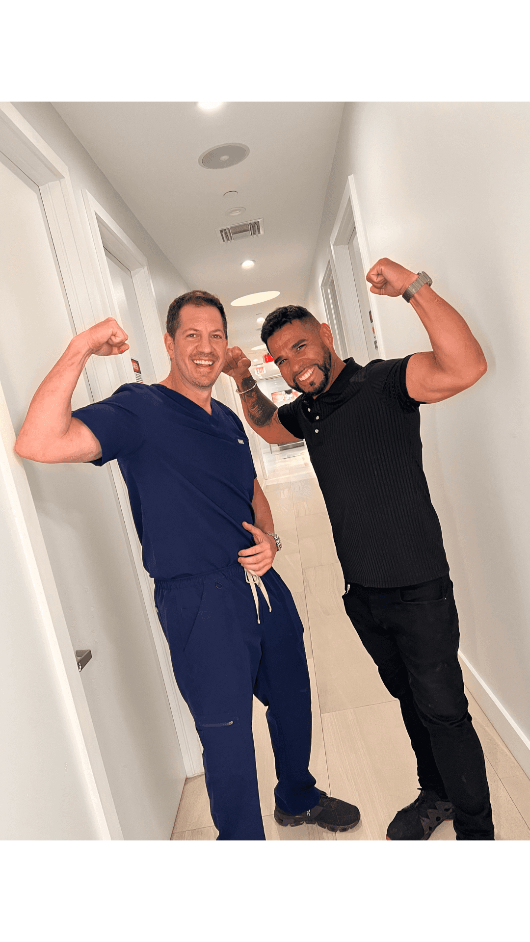 Junior y Luciano ahora