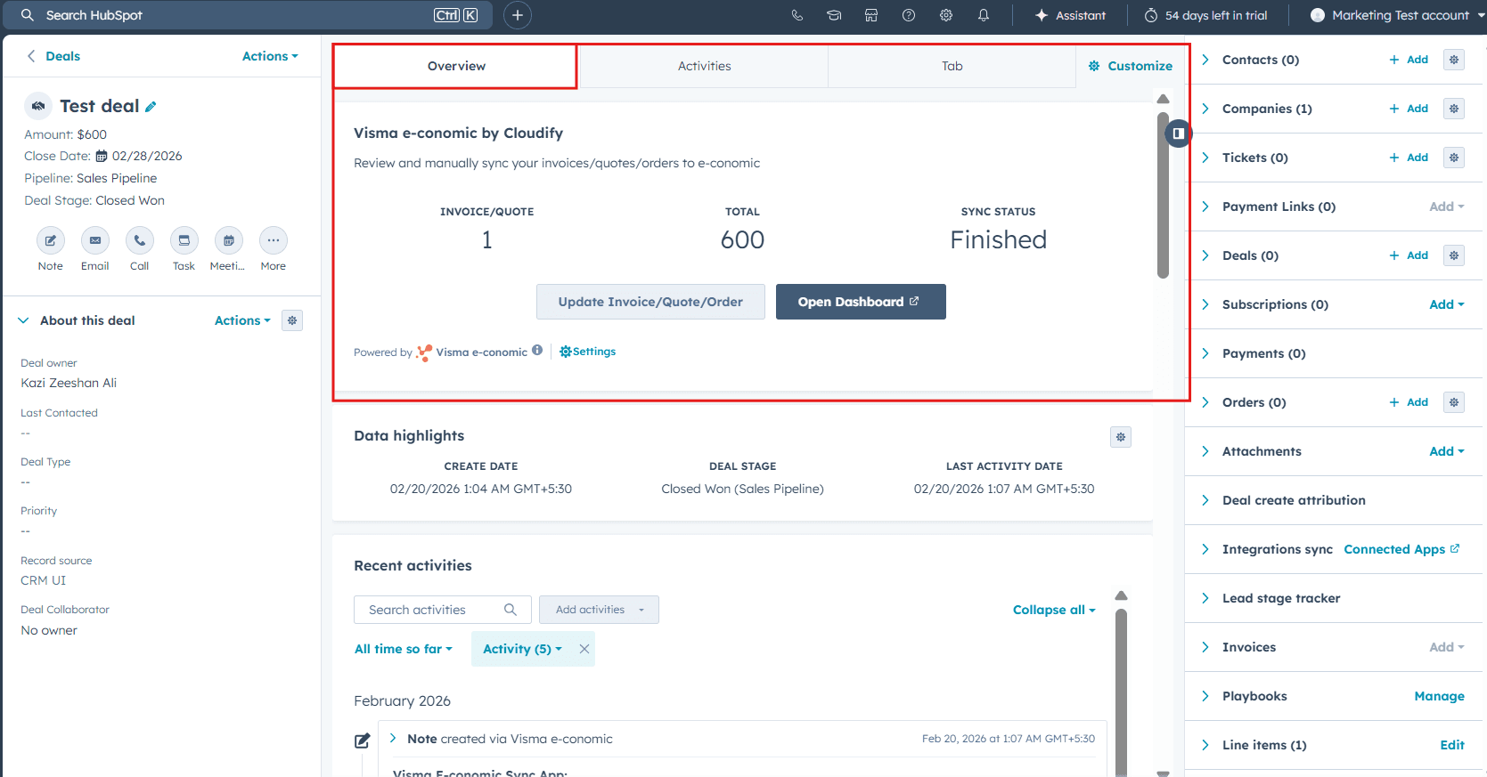 One-click Invoices/Orders/Quotes 